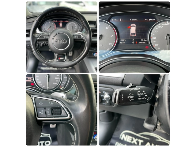 Audi S6 4.0TFSI 540HP V8 ABT PANO HUD DISTRONIC BOSE - автомобили, коли, обяви за нови и употребявани 12