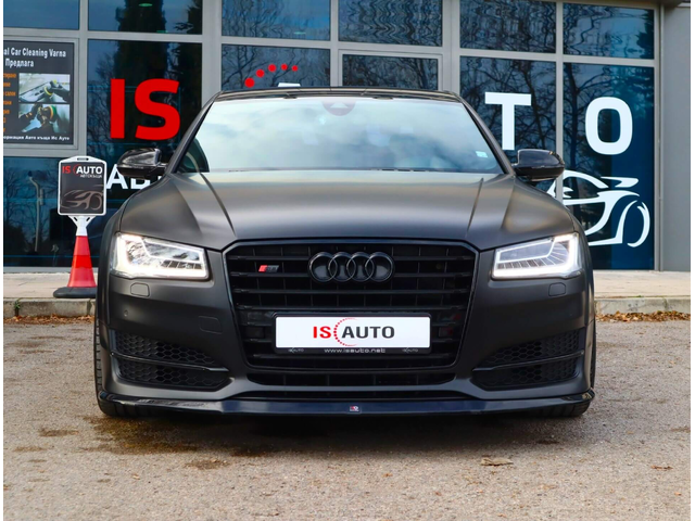 Audi S8 Matrix/4.0TFSI/Carbon/Bose/Камера/Side Assist/ - автомобили, коли, обяви за нови и употребявани 1