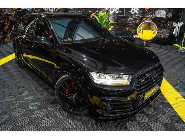 Audi SQ7 QUATTRO MATRIX BLACK EDITION ПАНО ЛИЗИНГ 100% - автомобили, коли, обяви за нови и употребявани 4