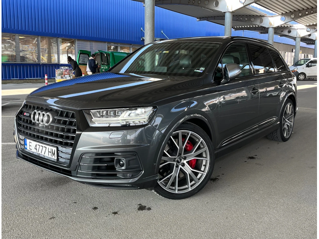 Audi SQ7 4.0TDI* QUATTRO* SLINE* MATRIX* CARBON* 6+ 1* TOP - автомобили, коли, обяви за нови и употребявани 0