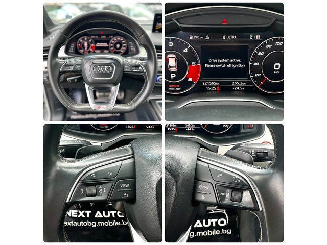 Audi SQ7 4.0TDI V8 435HP MATRIX PANO BOSE EU6C - автомобили, коли, обяви за нови и употребявани 12