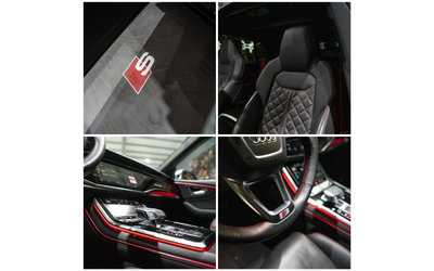 Audi SQ8 4.0TFSI BLACK LINE ПАНО ЧЕРВЕН КОНЕЦ ЛИЗИНГ 100% - автомобили, коли, обяви за нови и употребявани 15