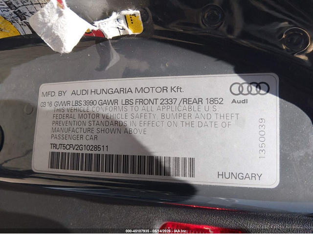 Audi Tt 2.0L I-4 DI, DOHC, VVT, TURBO, 220HP All Wheel Drive - автомобили, коли, обяви за нови и употребявани 8
