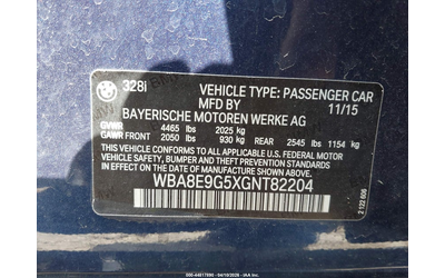 BMW 328I 2.0L I-4 DI, DOHC, VVT, TURBO, 240HP Rear Wheel Drive - автомобили, коли, обяви за нови и употребявани 8