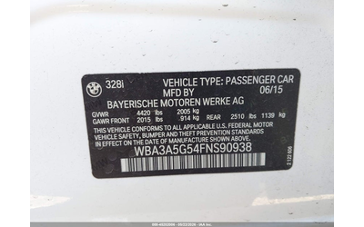 BMW 328I 2.0L I-4 DI, DOHC, VVT, TURBO, 240HP Rear Wheel Drive - автомобили, коли, обяви за нови и употребявани 8