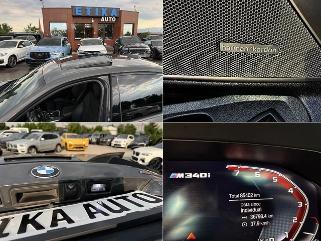BMW 340 85400км-M Paket-Head Up-360Kameri-Harman Kardon-!! - автомобили, коли, обяви за нови и употребявани 16
