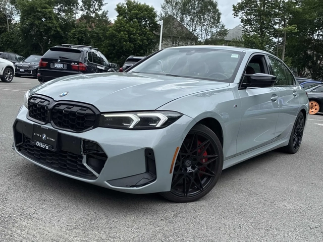 BMW 340 M340i xDrive / Nardo Grey / Red Interior / M Sport - автомобили, коли, обяви за нови и употребявани 0