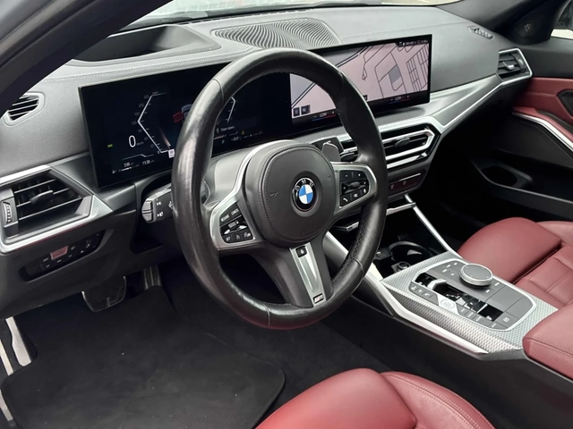 BMW 340 M340i xDrive / Nardo Grey / Red Interior / M Sport - автомобили, коли, обяви за нови и употребявани 4
