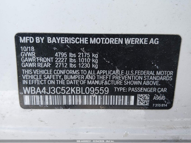 BMW 430I GRAN COUPE 2.0L I-4 DI, DOHC, VVT, TURBO, 248HP All Wheel Drive - автомобили, коли, обяви за нови и употребявани 8