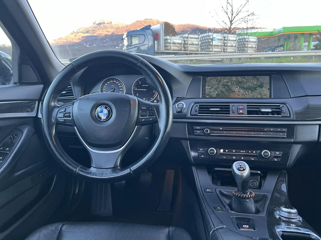 BMW 520 2.0TDI 184кс FULL РЪЧКА РЕГИСТРИРАНО ОБСЛУЖЕНО - автомобили, коли, обяви за нови и употребявани 10