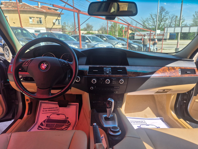 BMW 525 XD Facelift.NAVI, KOJA - автомобили, коли, обяви за нови и употребявани 11