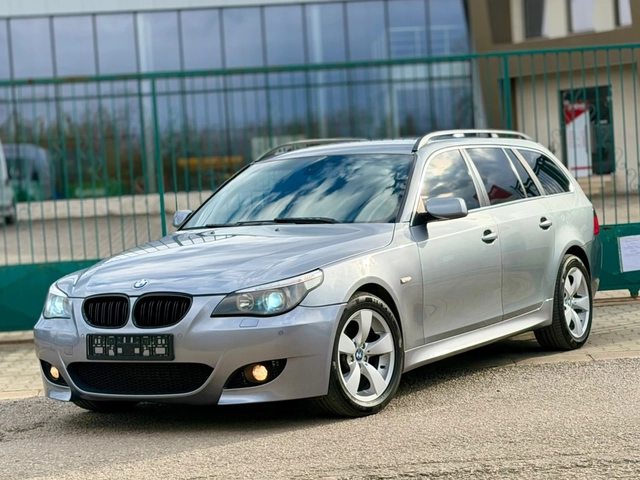 BMW 525 2.5d~M-PAKCET~АВТОМАТ~КОЖА~НАВИ - автомобили, коли, обяви за нови и употребявани 0