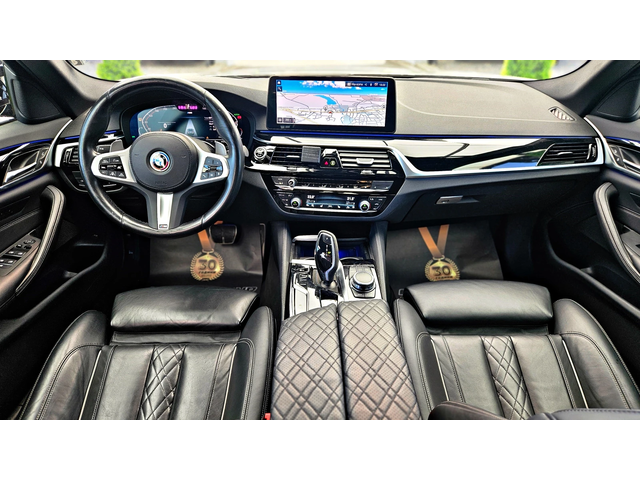BMW 540 M/XD/ГАРАНЦИЯ/LASER/DISTR/HUD/ПОДГР/CAR PLAY/ВАКУМ - автомобили, коли, обяви за нови и употребявани 7