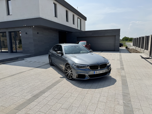 BMW 550 xDrive M550d/90K KM/H&K/360/Заден завиващ мост/CarPlay - автомобили, коли, обяви за нови и употребявани 0