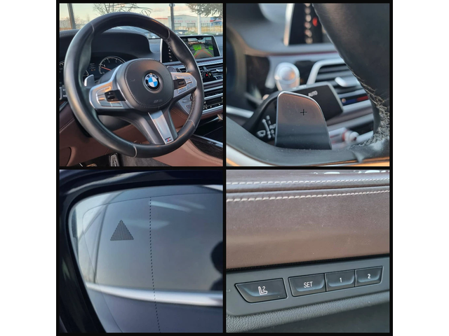 BMW 730 /Long/M-Paket/Distronic/Head up/Панорама/ - автомобили, коли, обяви за нови и употребявани 15