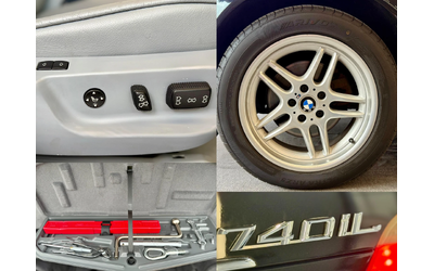 BMW 740 Long* Подгрев* Щори* Лизинг* V8 - автомобили, коли, обяви за нови и употребявани 16