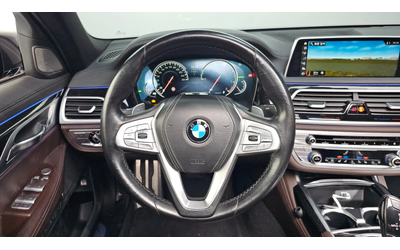 BMW 740 * ДИСТРОНИК * 360 * МАСАЖИ * HUD * АМБИЕНТНО - автомобили, коли, обяви за нови и употребявани 12