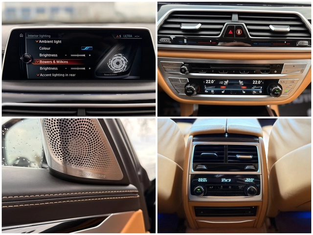 BMW 740 Ld= xDrive= M-pack= Long= Individual= 3xTV= B & W= - автомобили, коли, обяви за нови и употребявани 15