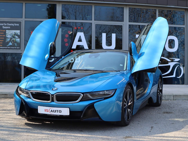 BMW I8 xDrive/Navi/Led - автомобили, коли, обяви за нови и употребявани 1