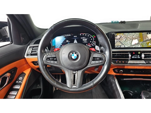 BMW M3 COMPETITION* HUD* КОЖА* НАВИ* ОБДУХВ* 360 - автомобили, коли, обяви за нови и употребявани 11