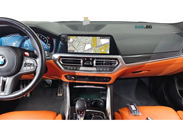 BMW M3 COMPETITION* HUD* КОЖА* НАВИ* ОБДУХВ* 360 - автомобили, коли, обяви за нови и употребявани 12