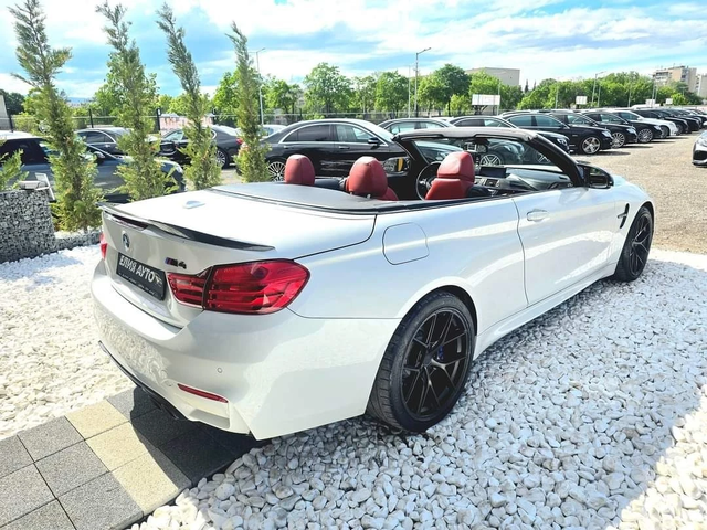BMW M4 КАБРИО TOP FULL ЧЕРВЕНА КОЖА ЛИЗИНГ 100% - автомобили, коли, обяви за нови и употребявани 8