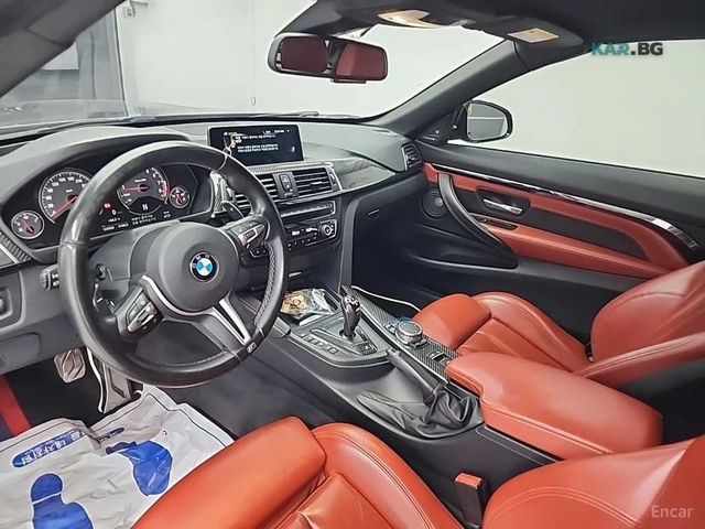 BMW M4 CABRIO* ЧЕРВЕНА КОЖА* HEAD UP* NAVI* КАМЕРА - автомобили, коли, обяви за нови и употребявани 5