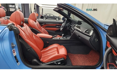 BMW M4 CABRIO* ЧЕРВЕНА КОЖА* HEAD UP* NAVI* КАМЕРА - автомобили, коли, обяви за нови и употребявани 10