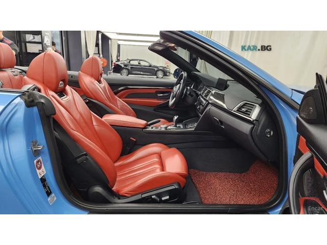 BMW M4 CABRIO* ЧЕРВЕНА КОЖА* HEAD UP* NAVI* КАМЕРА - автомобили, коли, обяви за нови и употребявани 10