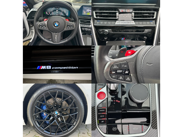 BMW M8 COMPETITION#AKRAPOVIC#CARBON#LASER#SOFTCL#36000KM - автомобили, коли, обяви за нови и употребявани 16