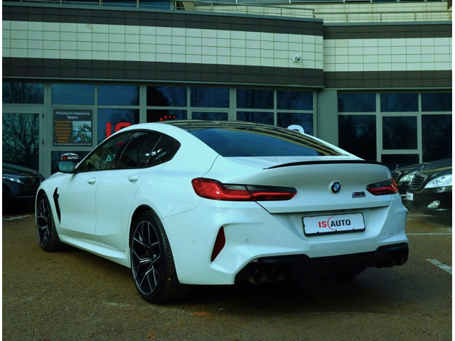 BMW M8 Competition/GrandCoupe/Bower&Wilkins/Камера 360/HuD/Керамика - автомобили, коли, обяви за нови и употребявани 5