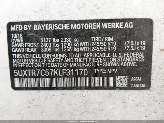 BMW X3 2.0L I-4 DI, DOHC, VVT, TURBO, 248HP 4X2 Drive - автомобили, коли, обяви за нови и употребявани 8