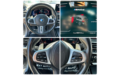 BMW X3 3.0D 340HP M40D BLIND SPOT PANO - автомобили, коли, обяви за нови и употребявани 12
