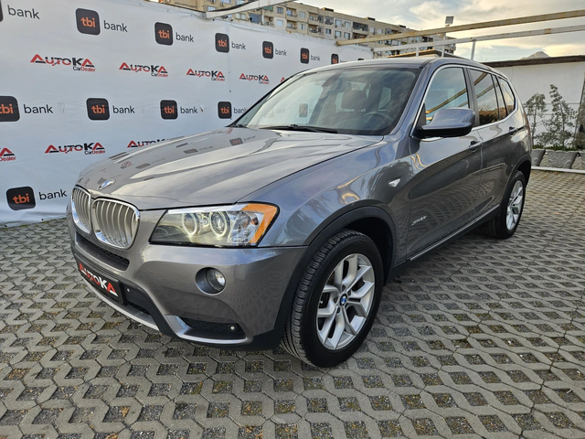 BMW X3 2.0i-245кс= ХDRIVE= 8СКОРОСТИ= ПАНОРАМА= KEYLESS - автомобили, коли, обяви за нови и употребявани 5