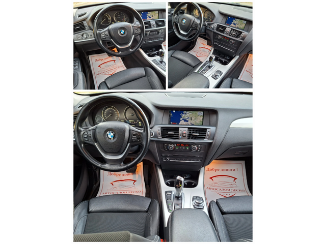 BMW X3 2.0d X-drive SPORT LINE* NAVI 16:9* КОЖА - автомобили, коли, обяви за нови и употребявани 9