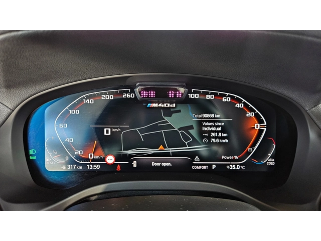 BMW X3 М40D/DISTR/3DCAMERA/HARMAN/HUD/ПОДГРЕВ/CAR PLAY/LI - автомобили, коли, обяви за нови и употребявани 8