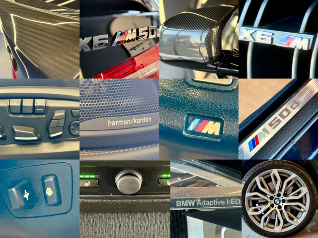 BMW X6 M50d* Mperformance* HK* Лизинг* Adaptive Led* Carb - автомобили, коли, обяви за нови и употребявани 16