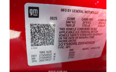 Cadillac Escalade 6.2L V-8 DI, VVT, 420HP 4X4 Drive - автомобили, коли, обяви за нови и употребявани 8