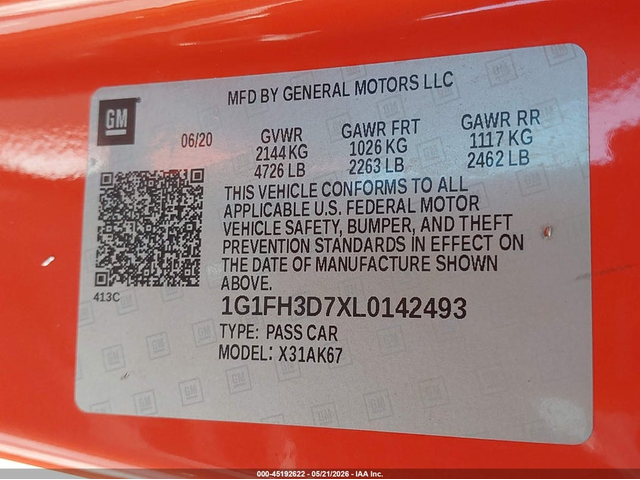 Chevrolet Camaro 6.2L V-8 DI, VVT, 455HP Rear Wheel Drive - автомобили, коли, обяви за нови и употребявани 8