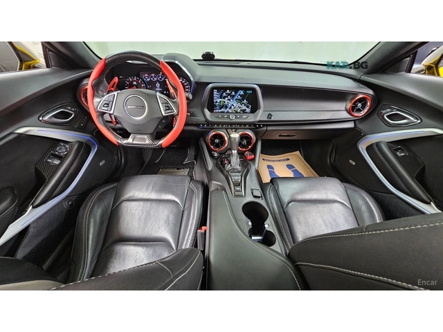 Chevrolet Camaro SS* 6.2* V8* ПОДГРЕВ* ОБДУХВАНЕ* КАМЕРА* HUD* - автомобили, коли, обяви за нови и употребявани 4