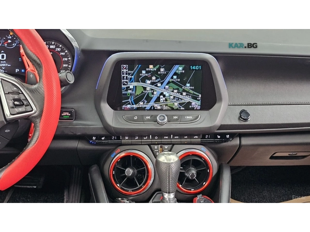 Chevrolet Camaro SS* 6.2* V8* ПОДГРЕВ* ОБДУХВАНЕ* КАМЕРА* HUD* - автомобили, коли, обяви за нови и употребявани 7
