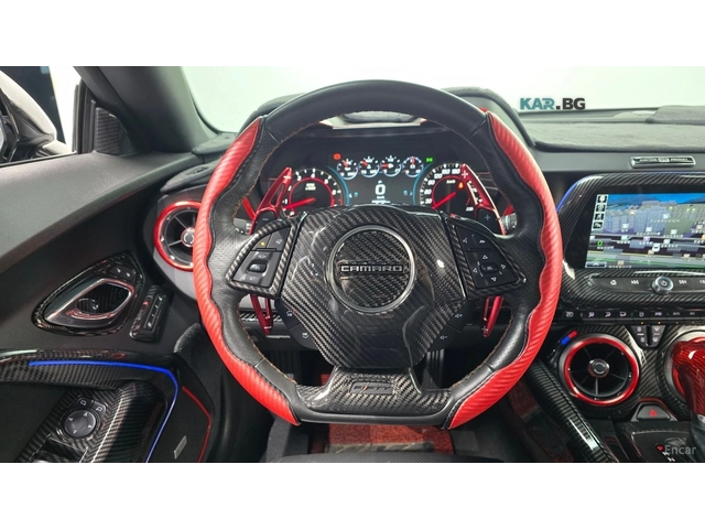 Chevrolet Camaro SS 6.2 V8* CARBON* КОЖА* ОБДУХВ* НАВИ* ПАНО - автомобили, коли, обяви за нови и употребявани 12