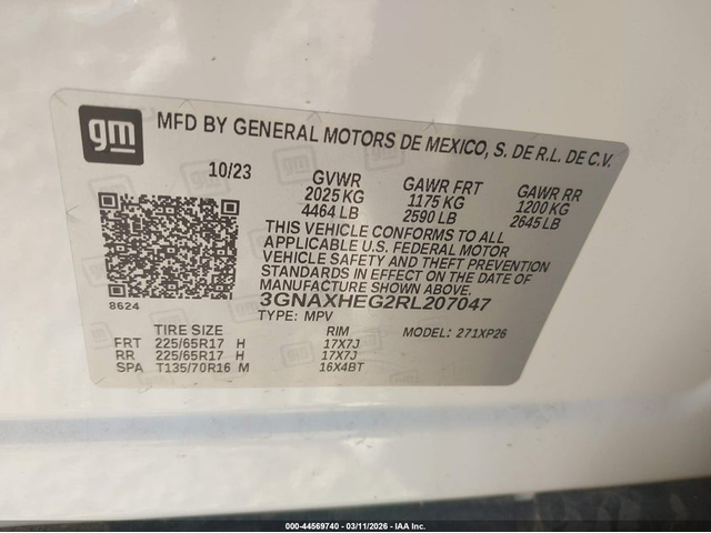 Chevrolet Equinox 1.5L I-4 DI, DOHC, VVT, TURBO, 175HP Front Wheel Drive - автомобили, коли, обяви за нови и употребявани 8