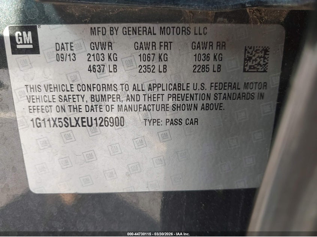 Chevrolet Impala 2.5L I-4 DI, DOHC, VVT, 195HP Front Wheel Drive - автомобили, коли, обяви за нови и употребявани 8