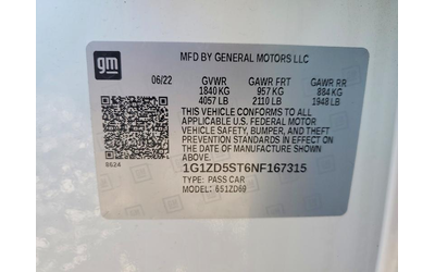 Chevrolet Malibu 1.5L 4 FRONT WHEEL DRIVE - автомобили, коли, обяви за нови и употребявани 12