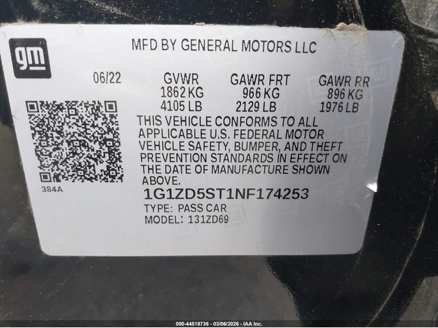 Chevrolet Malibu 1.5L I-4 DI, DOHC, VVT, TURBO, 160HP Front Wheel Drive - автомобили, коли, обяви за нови и употребявани 8