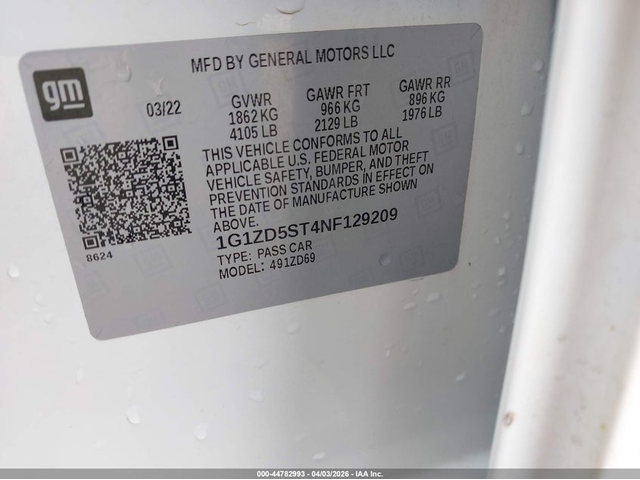 Chevrolet Malibu 1.5L I-4 DI, DOHC, VVT, TURBO, 160HP Front Wheel Drive - автомобили, коли, обяви за нови и употребявани 8