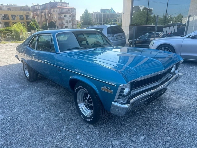 Chevrolet Nova II 307ci V8 5000cc РЕСТАВРИРАН в Швейцария - автомобили, коли, обяви за нови и употребявани 1