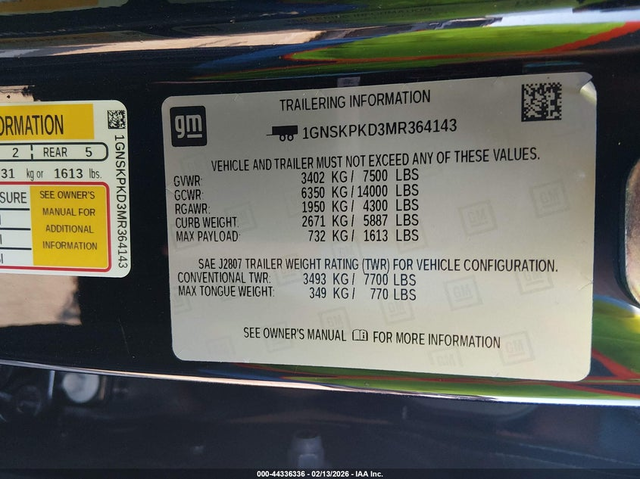 Chevrolet Tahoe 5.3L V-8 DI, VVT, 355HP 4X4 Drive - автомобили, коли, обяви за нови и употребявани 8