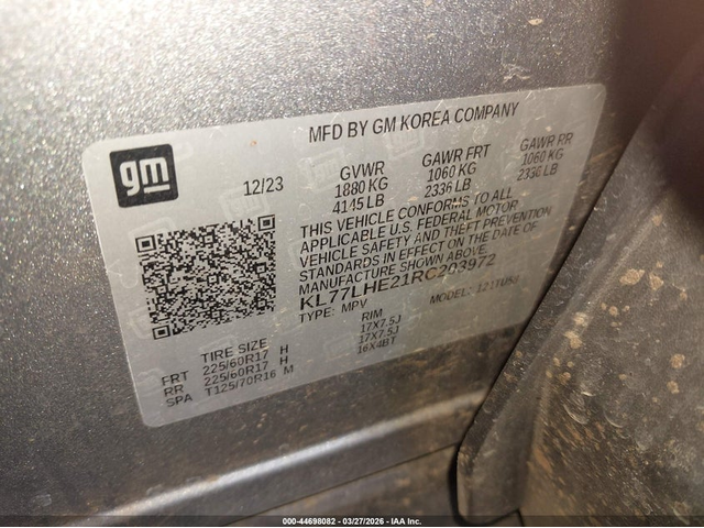 Chevrolet Trax 1.2L I-3 DI, DOHC, VVT, TURBO, 137HP Front Wheel Drive - автомобили, коли, обяви за нови и употребявани 8